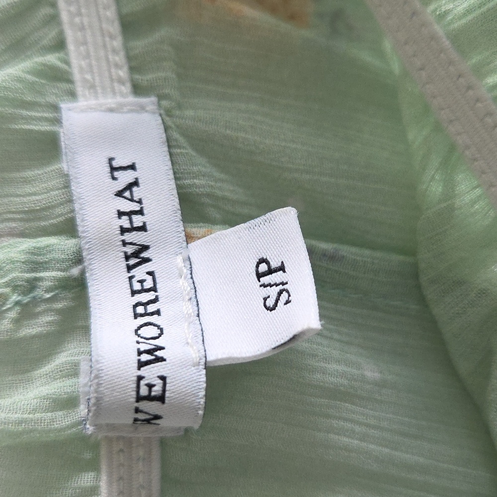 WeWoreWhat Light Green Floral Lounge Pants - Picture 3 of 3